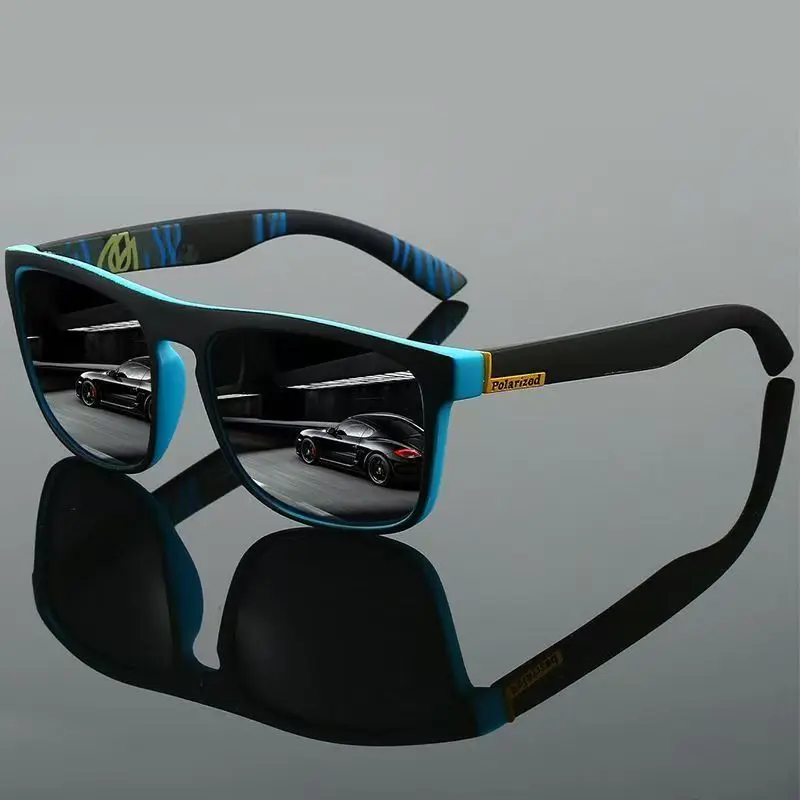 Fishing Sunglasses Polarized - 1/2 قطعة نظارات شمسية رياضية مربعة