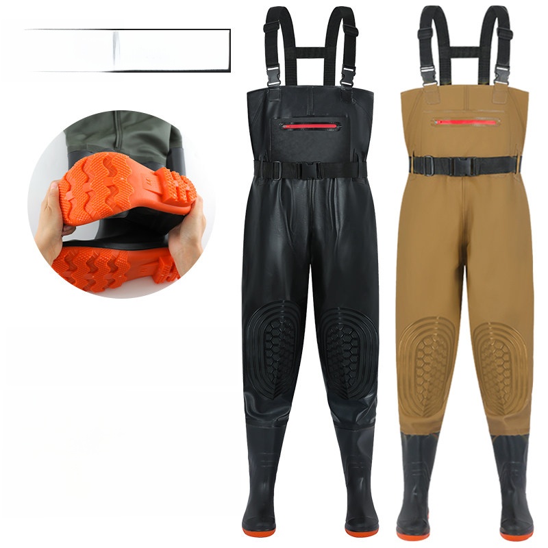 بدلة صيد مقاومة للماء مع سروال - مراجعة Fishing Rain Suit وسعره
